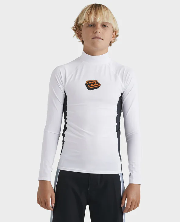 Billabong Boys Spec 73 Long Sleeve Rash Top - Win26
