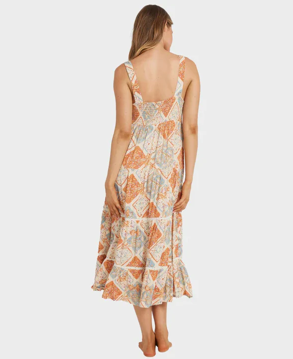 Billabong Forever Folk Shine Midi Dress - Sum25 - Image 3