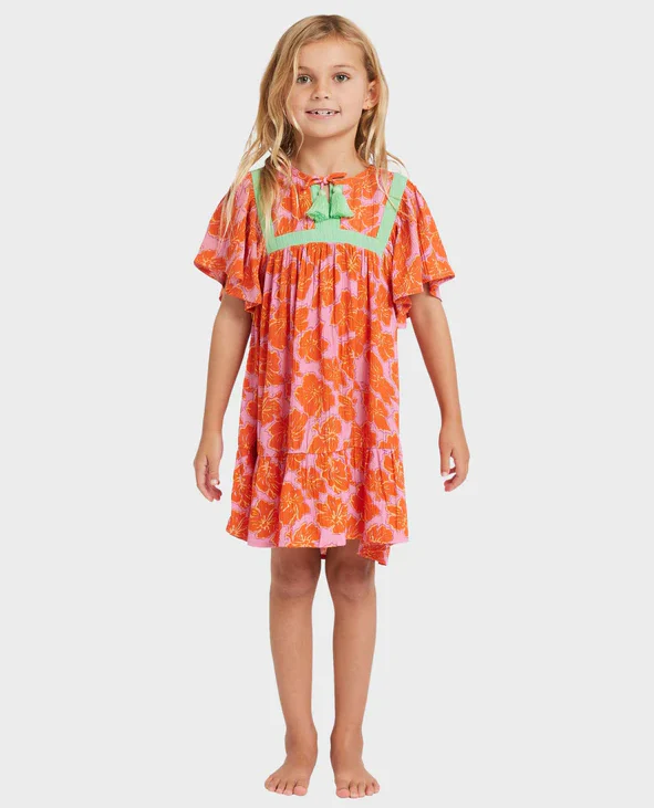 Billabong Happy Hibiscus Toddler Dress - Sum25