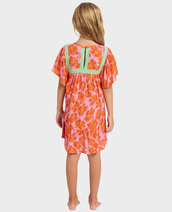 Billabong Happy Hibiscus Toddler Dress - Sum25 - Image 2