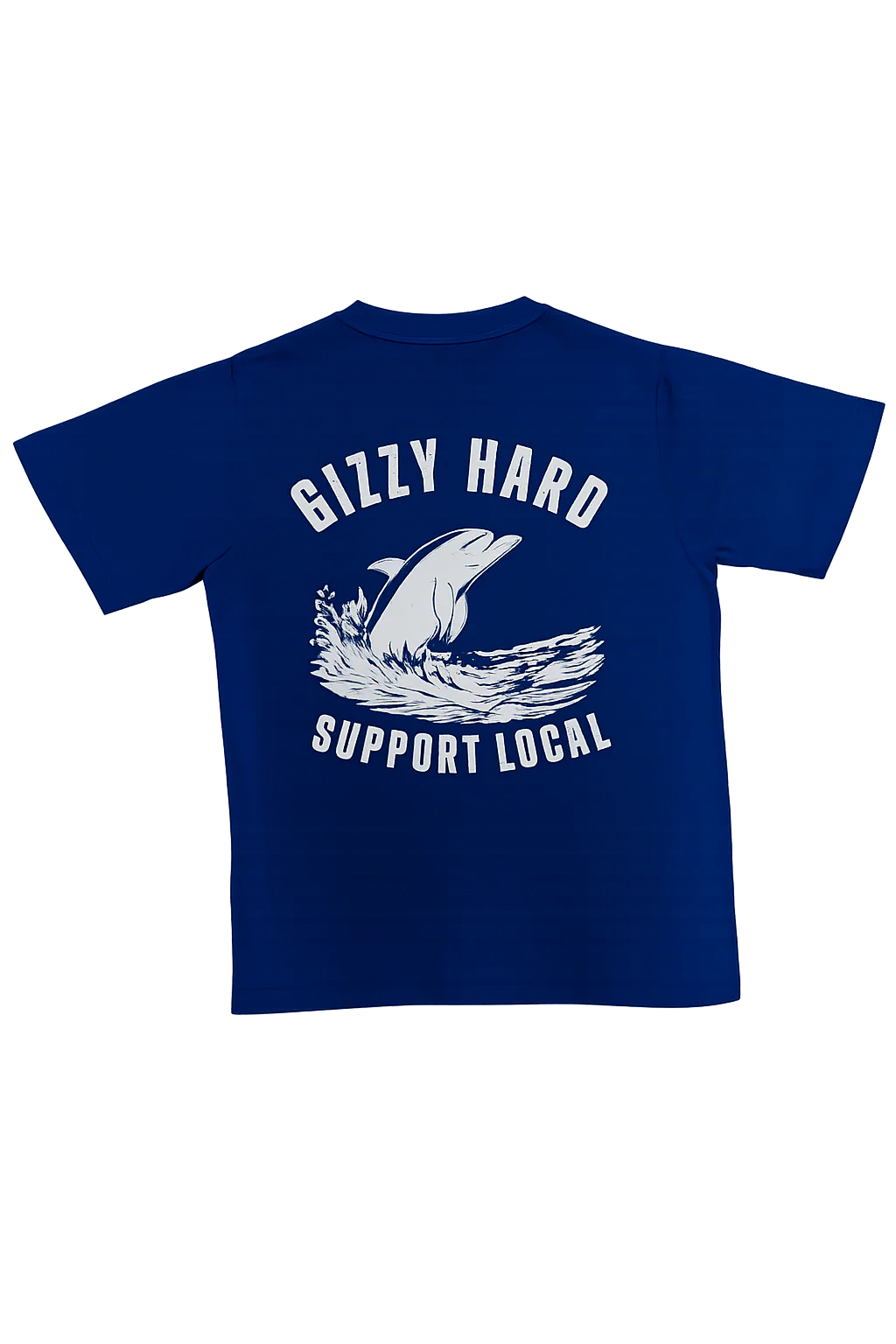 Gizzy Hard Moko The Dolphin Support Local Tee - Image 2