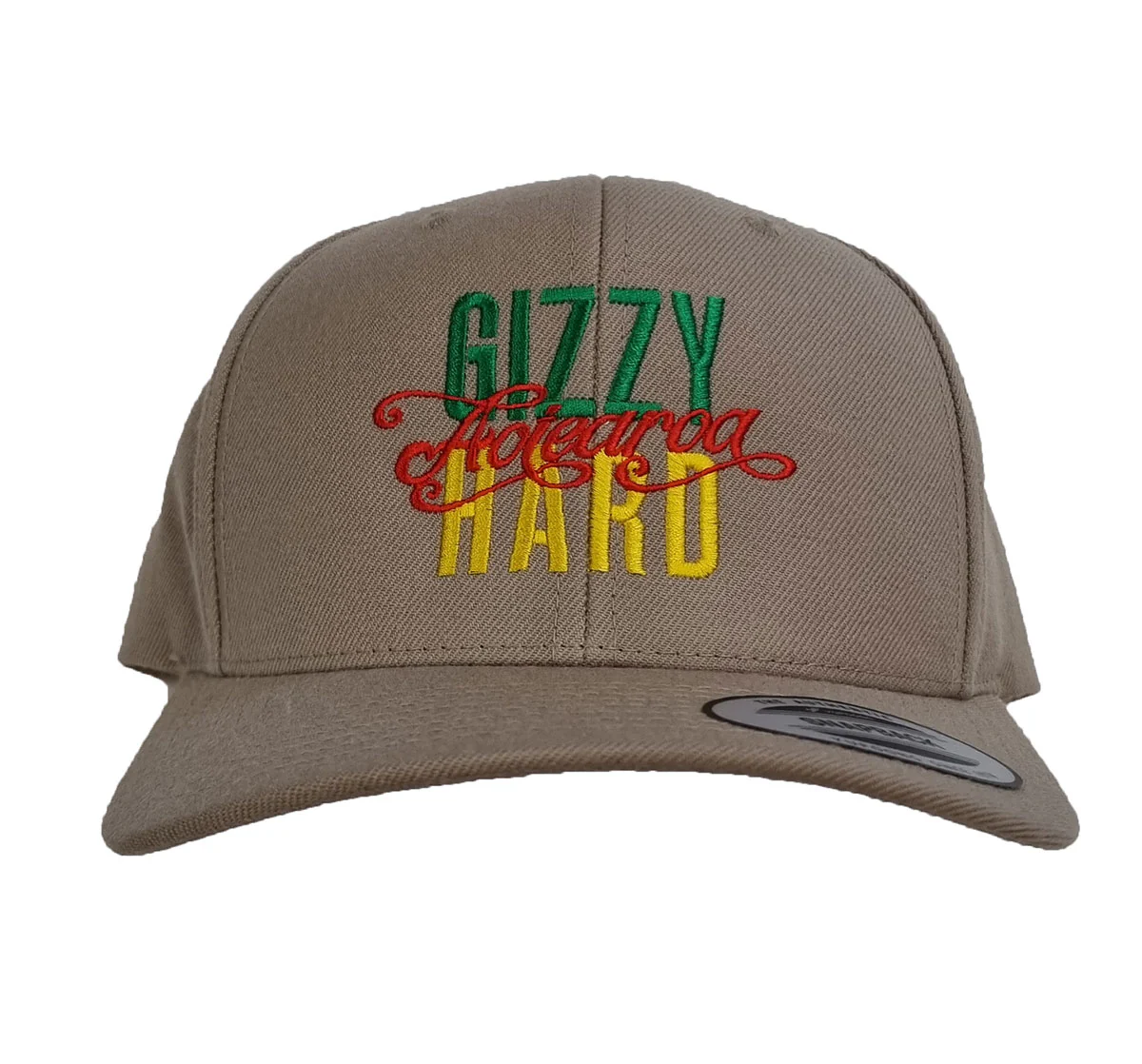 Gizzy Hard Aotearoa Flexfit Curved Peak Cap - Image 3