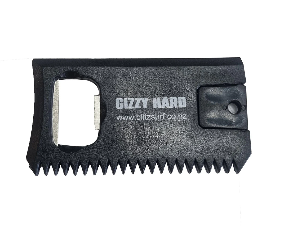 Gizzy Hard Wax Comb with Bottle Opener and Fin Key