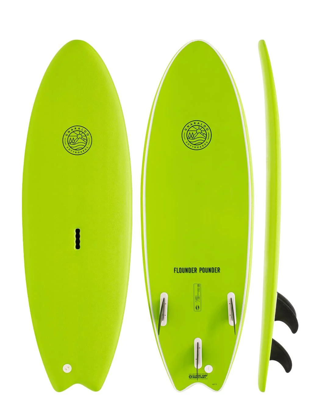 GNARALOO FLOUNDER POUNDER 6'0 SOFT BOARD - Image 2