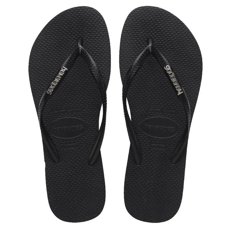 Havaianas Slim Logo Metallic Jandals