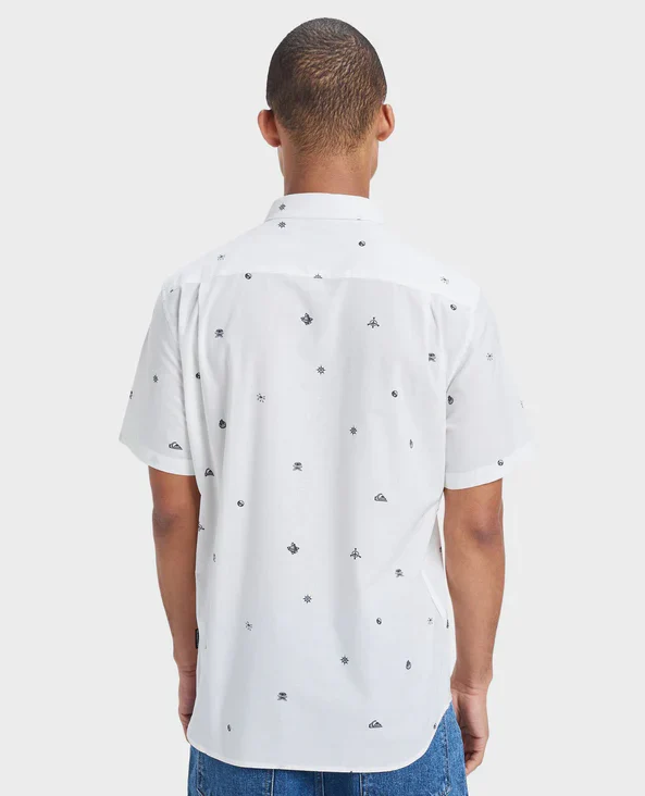 Quiksilver Apero Classic Short Sleeve Shirt - Sum25 - Image 2