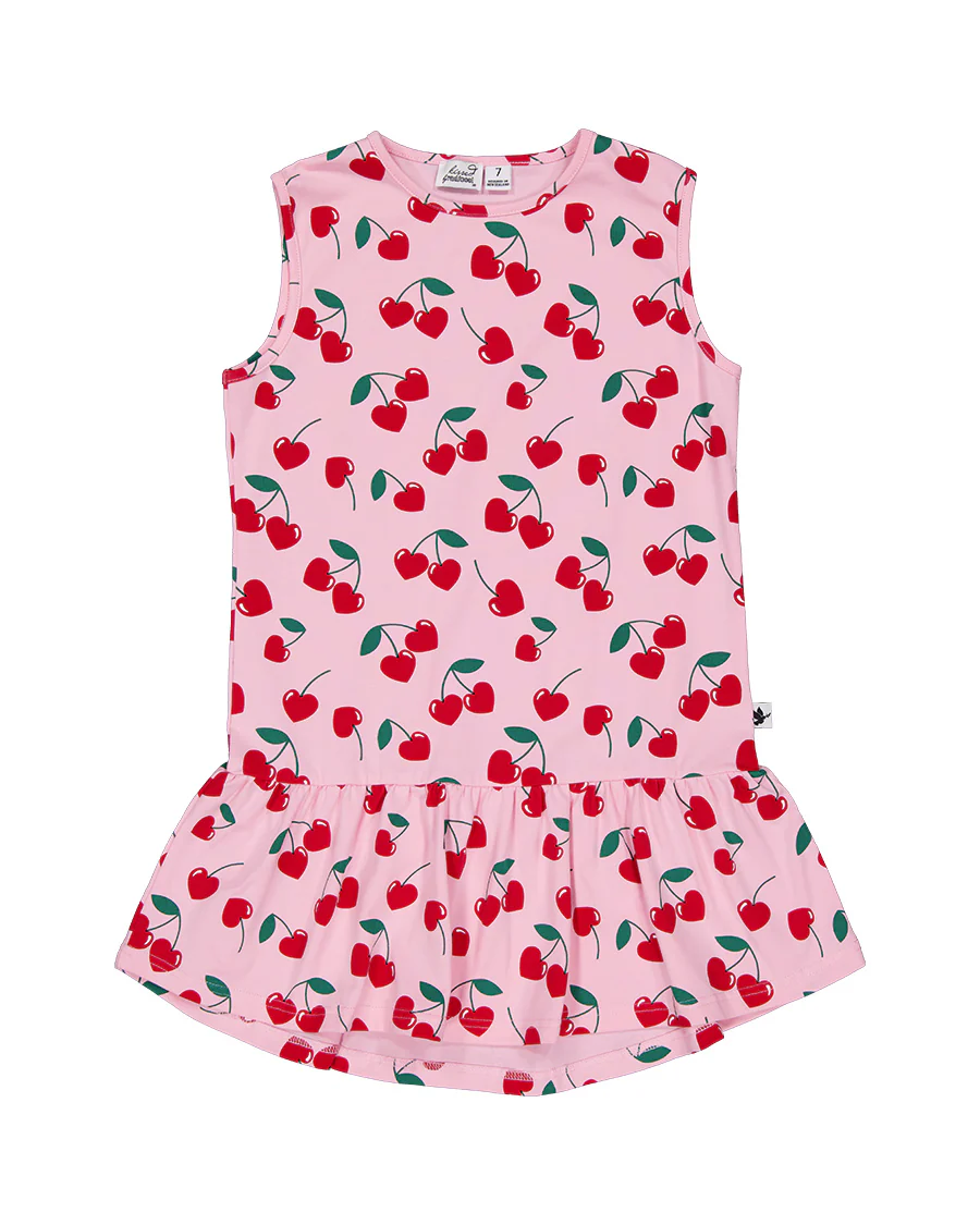 Kissed By Radicool Cherries Sleeveless Frill Dress - Sum25 - Image 3