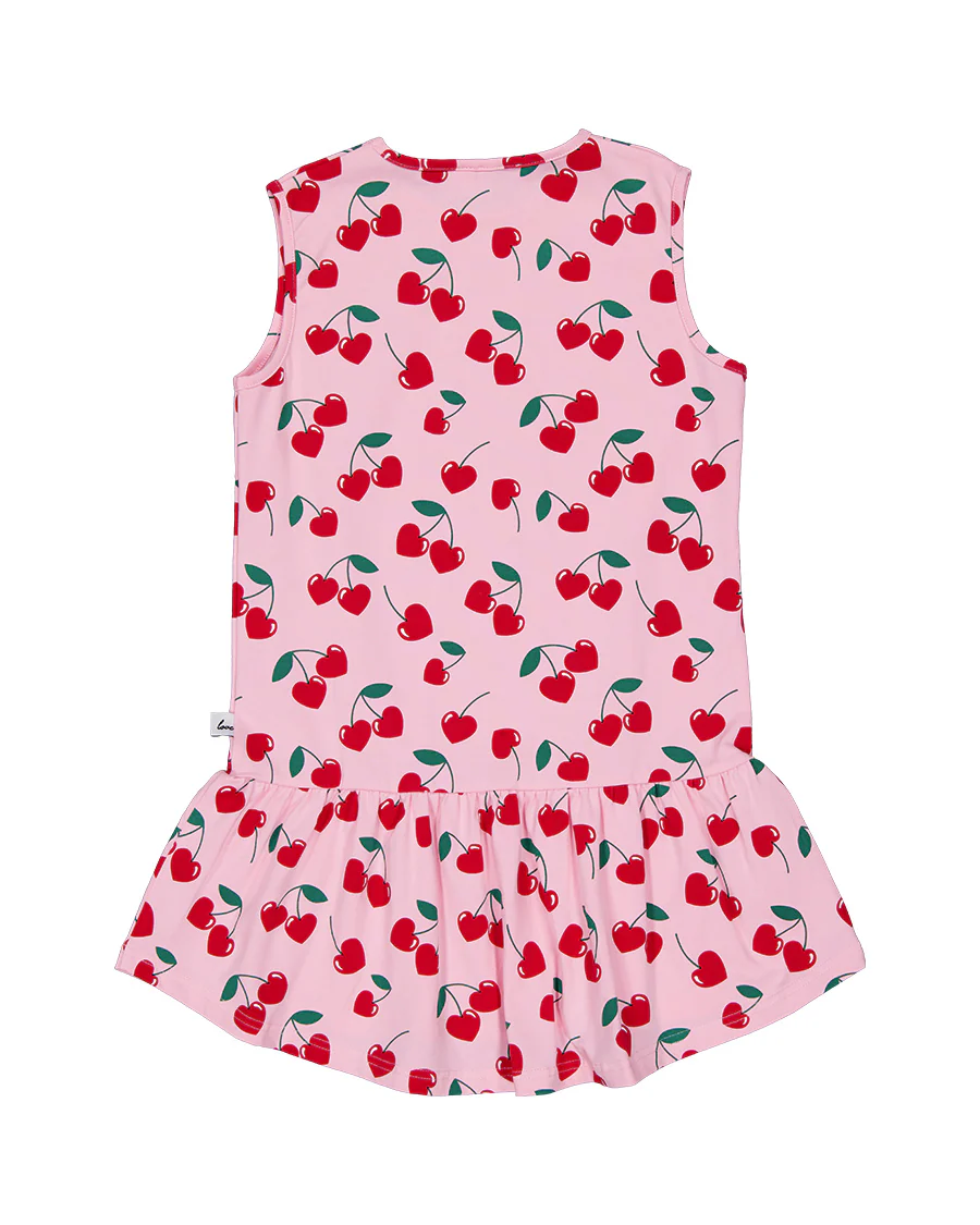 Kissed By Radicool Cherries Sleeveless Frill Dress - Sum25 - Image 4