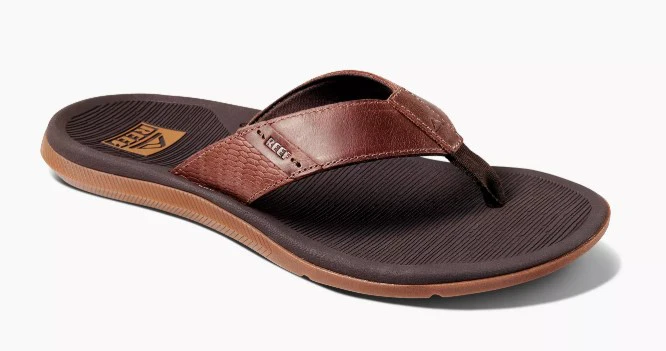 Reef Santa Ana Leather Mens Jandals - Sum25 - Image 2