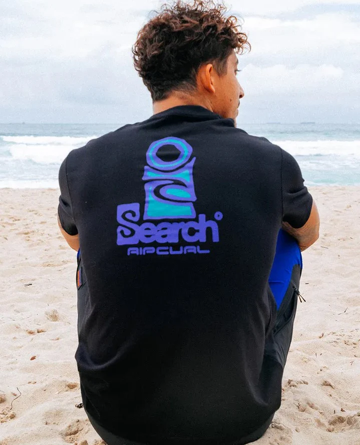 Rip Curl Vaporcool Search Stack Tee -Win25 - Image 3