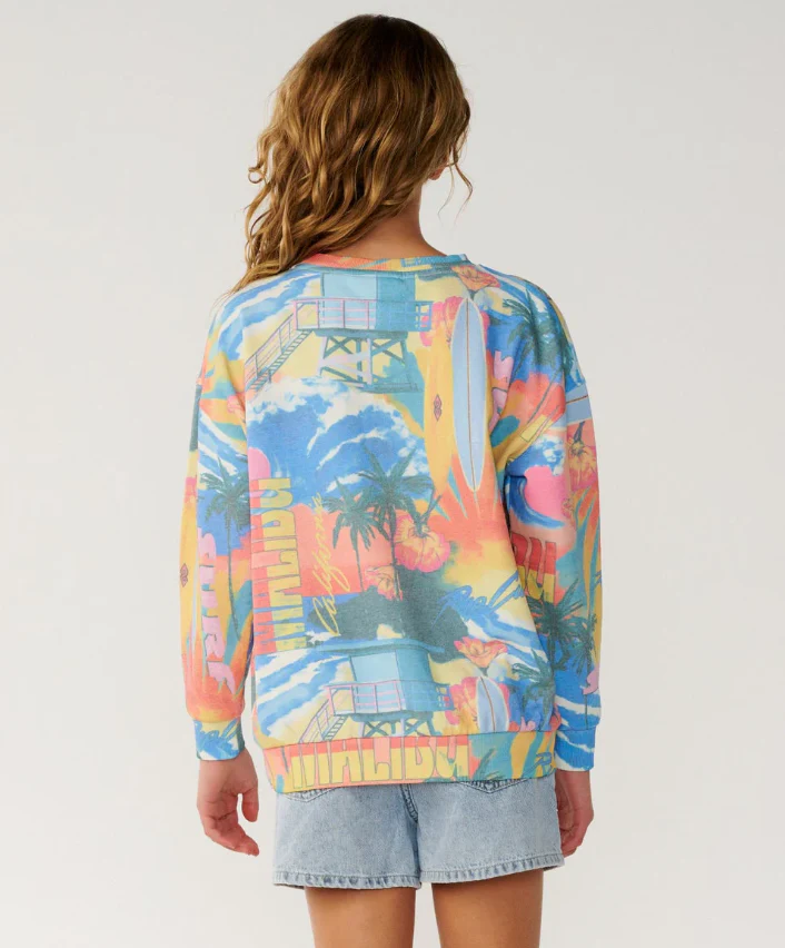 Rip Curl Teen Girls  Surf Side Relaxed Crew - Win26 - Image 3