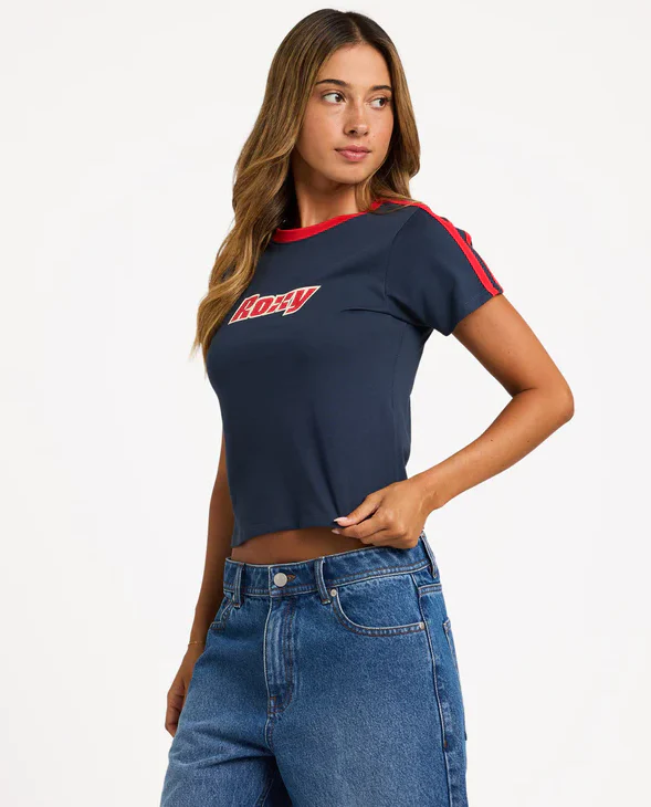 Roxy Game Time Baby Tee - Win26 - Image 3