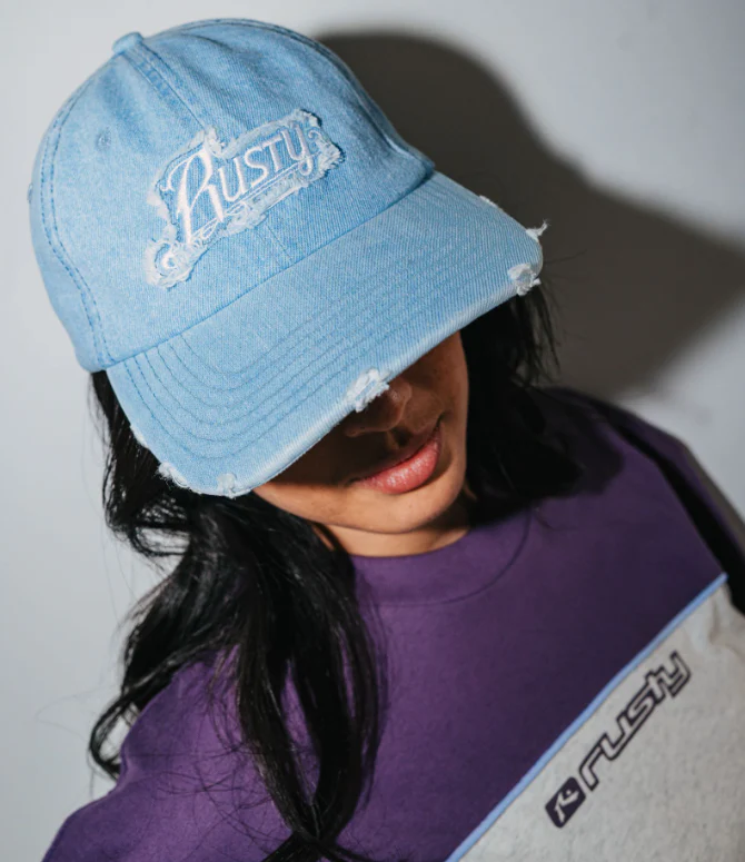 Rusty Beta Denim Womens Dad Cap - Sum25
