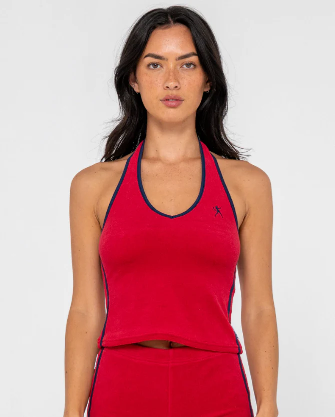 Rusty Bodhi Towelling Halter Neck Top - Sum25 - Image 2