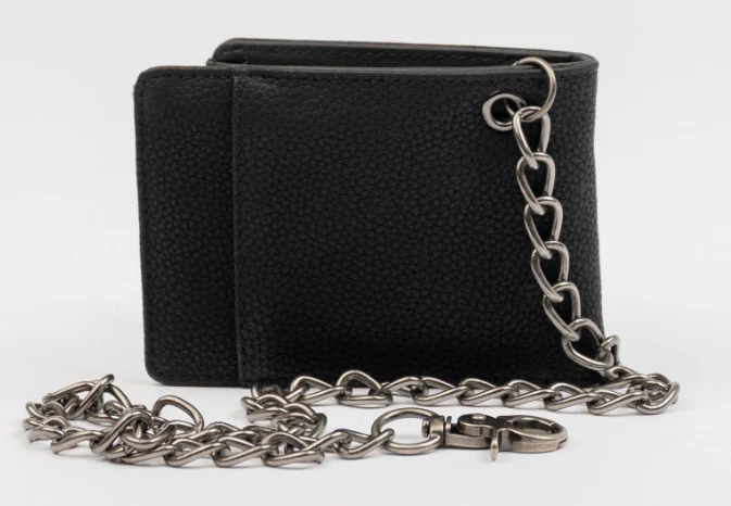 Rusty District Chain PU Wallet - Image 4
