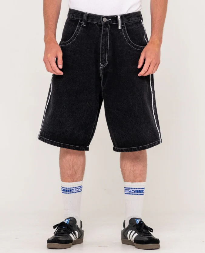 Rusty Flip Daddy Draggin Mens Denim Shorts - Sum25 - Image 2