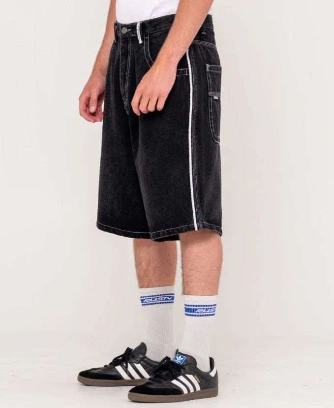 Rusty Flip Daddy Draggin Mens Denim Shorts - Sum25 - Image 3