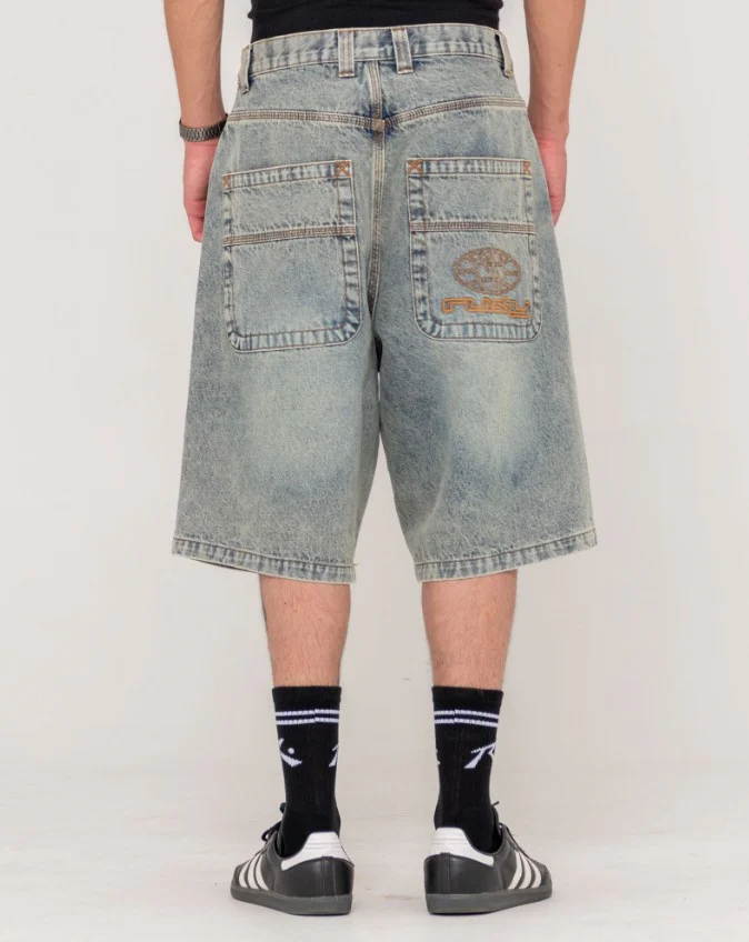 Rusty Flip Daddy Life Cycle 24" Jorts - Denim Shorts - Sum25 - Image 4