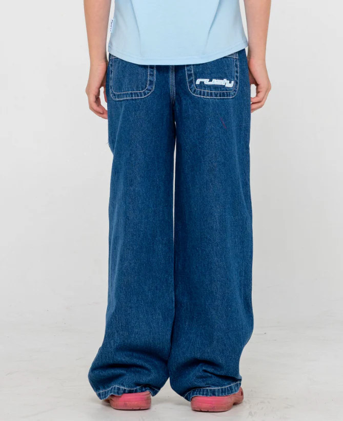 Rusty Flip Girl Low Rise Denim Jeans - Win26 - Image 2
