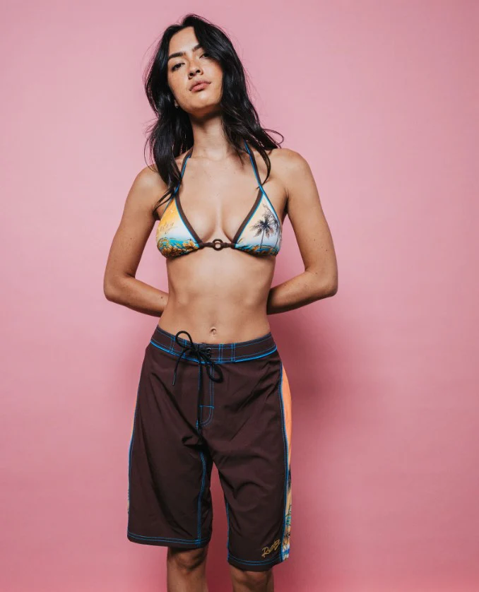 Rusty La Cabana Low Rise Long Womens Boardshorts - Sum25
