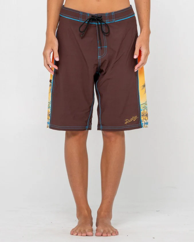 Rusty La Cabana Low Rise Long Womens Boardshorts - Sum25 - Image 2
