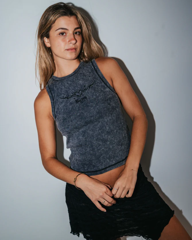 Rusty Mortys Womens Fitted Tank - Sum25