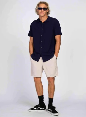 Rusty Razor Blade Short Sleeve Shirt - Sum24