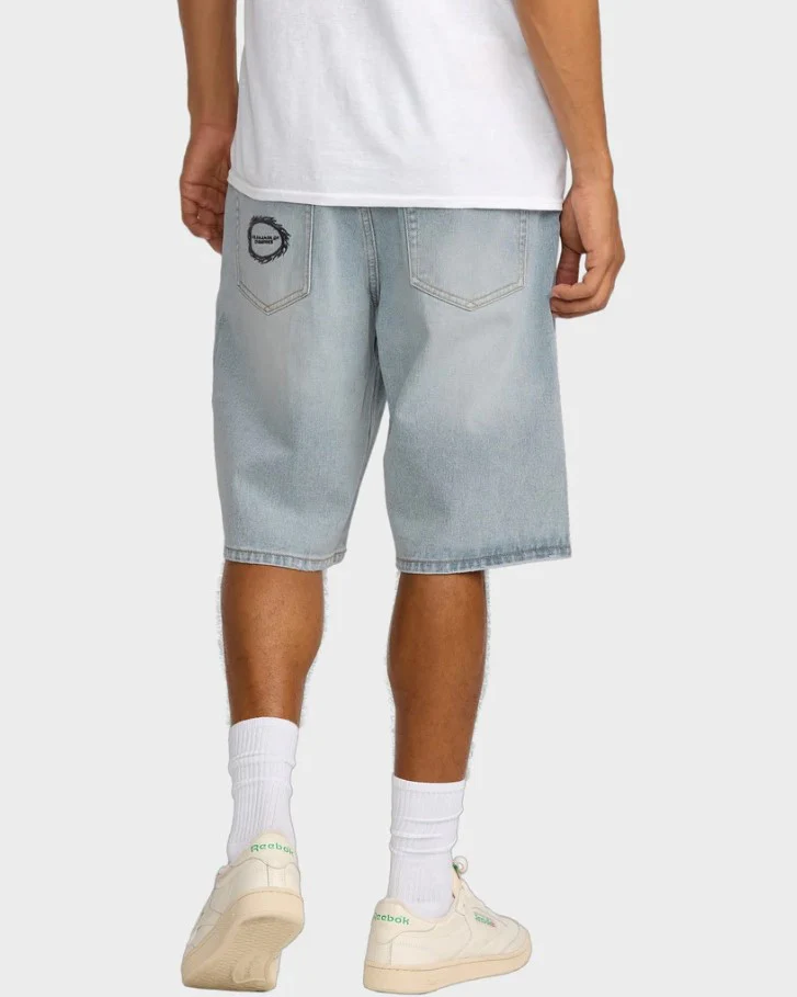 RVCA Dayshift 22" Mens Denim Shorts - Sum25 - Image 2