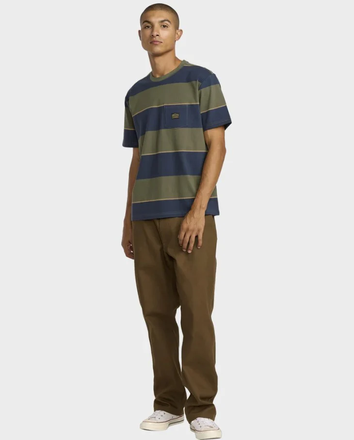RVCA Dayshift Stripe Tee - Sum25