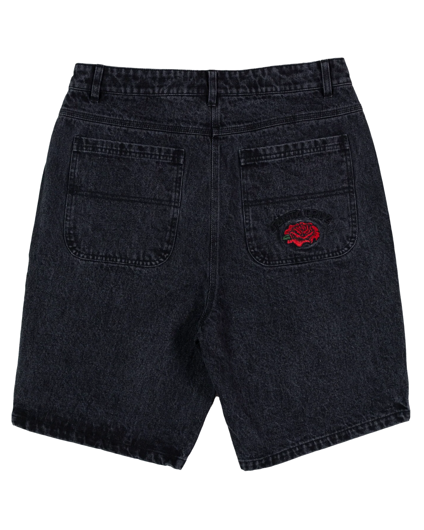 Santa Cruz Dressen Roses Solo Arch Denim Shorts - Sum25 - Image 2