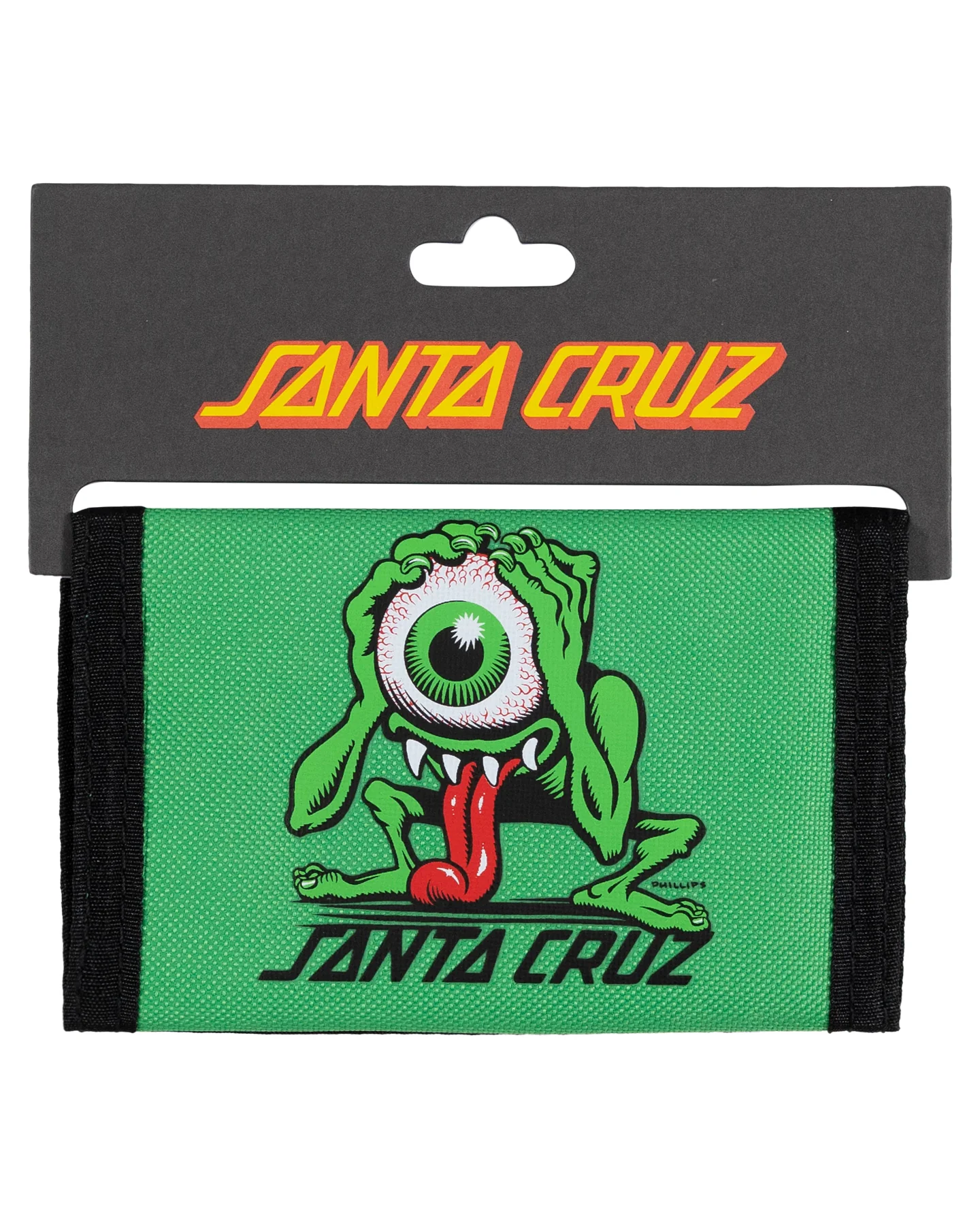Santa Cruz Eyegore Strip Velcro Wallet