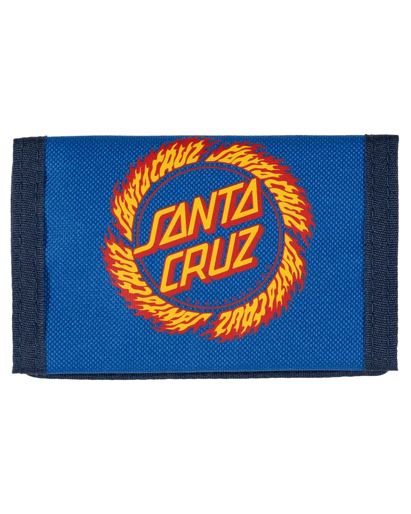 Santa Cruz Flame Ringed Dot Velcro Wallet