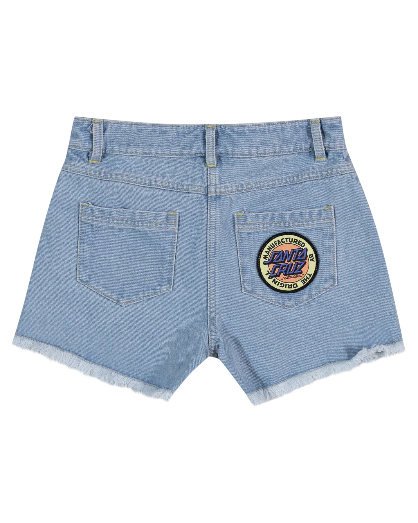 Santa Cruz Girls Retro Dot Denim Shorts - Sum25