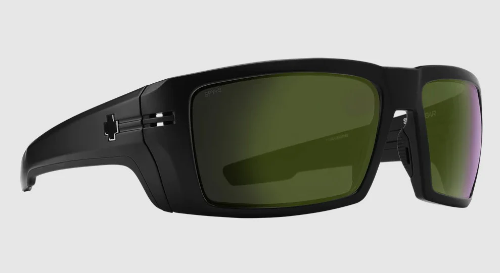 Spy Rebar ANSI Mt Blk/Brz Polar Olive Sunglasses