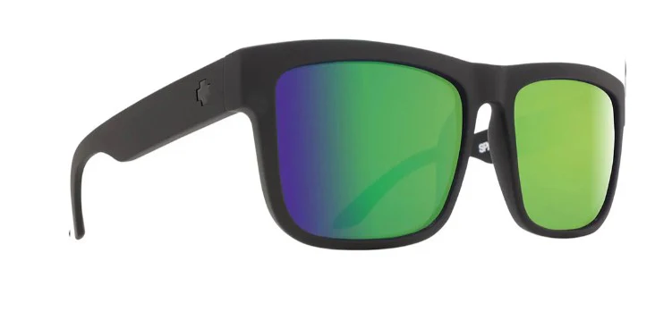 Spy Discord Matte Blk/HD Bronze Polar Green Spec Sunglasses
