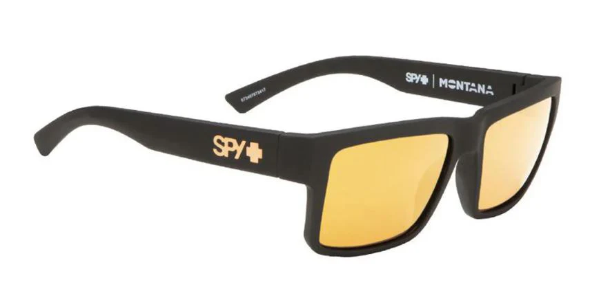 Spy Montana Soft Mt Blk/Happy Bronze Gold Sunglasses